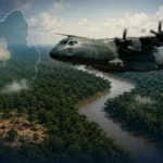 Operação Gota leva vacinas de avião a 20 aldeias da Amazônia Aeronave sobre floresta amazônica ilustra logística aérea da Operação Gota