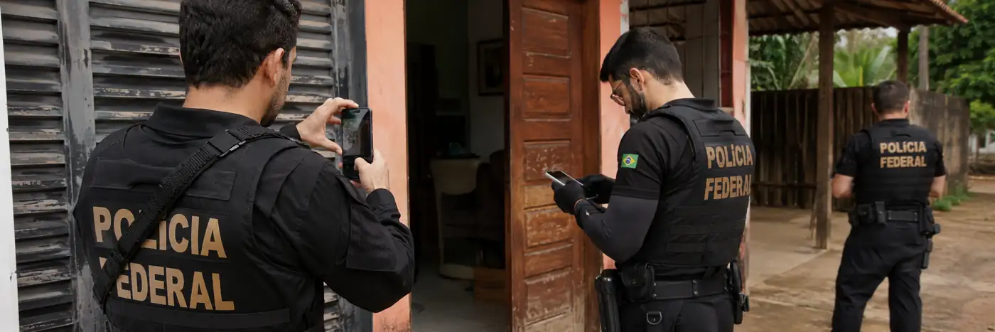 Operação Manto Protetor mobiliza Polícia Federal em diligência em Rondônia