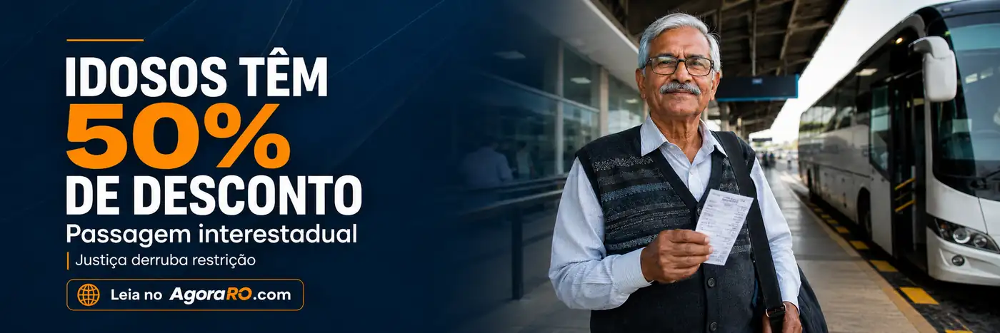 Passagem com 50% de desconto para idosos em viagem interestadual
