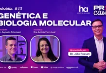 Genética e câncer: PrevCast mostra o que o DNA pode revelar Capa do Prevcast #13 sobre genética e biologia molecular, com Dr. Júlio Possati, Dr. Augusto Antonizzi e Dra. Letícia Ferro Leal.
