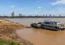 Rio Madeira chega a 4,20 metros e se aproxima da cota de atenção Nível do Rio Madeira em Porto Velho chega a 4,20 metros