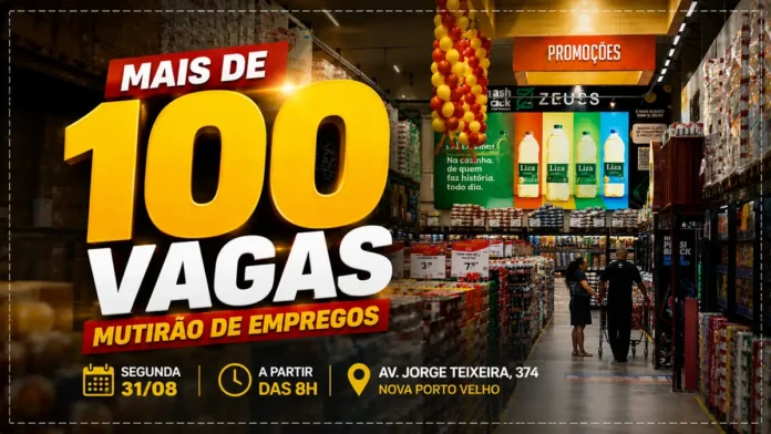 Mais de 100 vagas de emprego em Porto Velho no mutirão do Super Nova Era