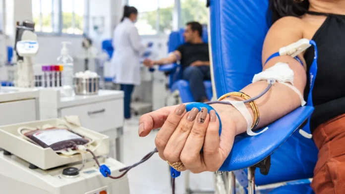 Doação de sangue em Porto Velho em imagem de ambiente de hemoterapia