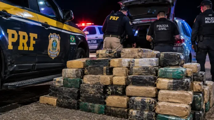 Apreensão de drogas em Seringueiras com atuação conjunta da PRF, Polícia Civil e Polícia Militar