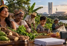 Projeto sobre indígenas e quilombolas na agricultura familiar vai à CCJ Capa editorial sobre agricultura familiar tradicional e povos indígenas, quilombolas e comunidades tradicionais