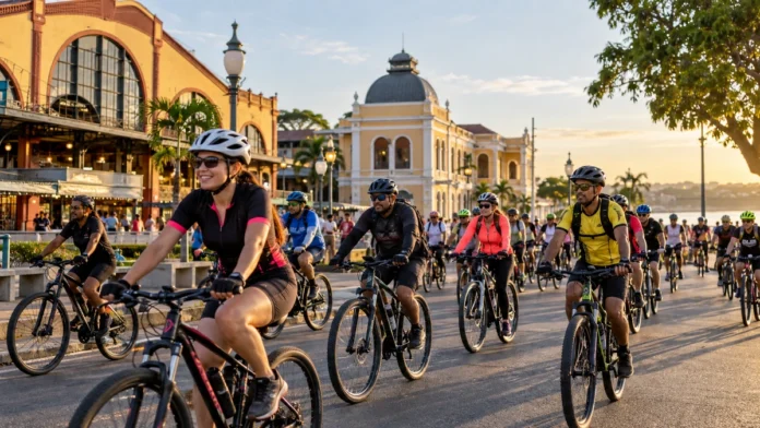 Bike Tour Porto Velho com ciclistas em passeio pela capital