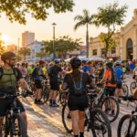 Bike Tour percorre pontos históricos de Porto Velho neste domingo Composição editorial sobre o Bike Tour em Porto Velho.