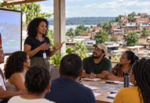 Organizações de Rondônia podem receber até R$ 300 mil no BNDES Periferias Fortes Organização comunitária em composição editorial sobre o BNDES Periferias Fortes e oportunidades para Rondônia