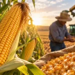 Milho de Rondônia terá bônus de 1,03% em operações do Pronaf Bônus do milho no PGPAF em Rondônia ilustrado por produção de milho no campo