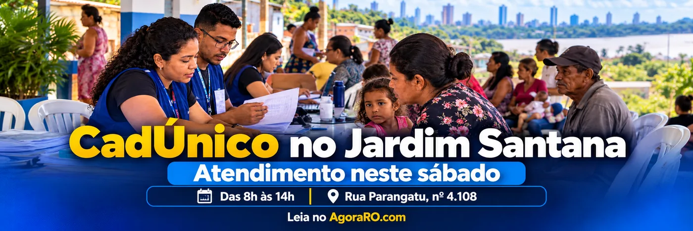CadÚnico Jardim Santana com horário e endereço do atendimento em Porto Velho