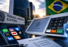 Fato ou Boato, SIADE e Pardal: entenda para que serve cada canal do TSE Canais oficiais do TSE em composição editorial com urna eletrônica, smartphone e símbolos de verificação