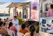 Carretas de saúde passam de 35 mil procedimentos em Rondônia Composição ilustrativa sobre carretas de saúde em Rondônia