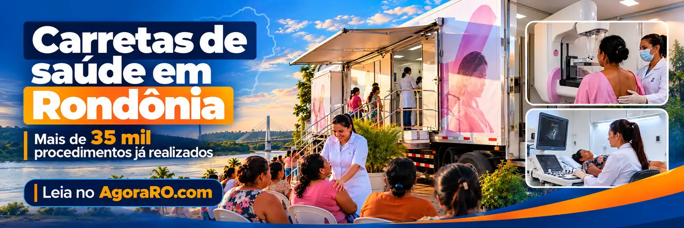 Carretas de saúde em Rondônia com mais de 35 mil procedimentos realizados