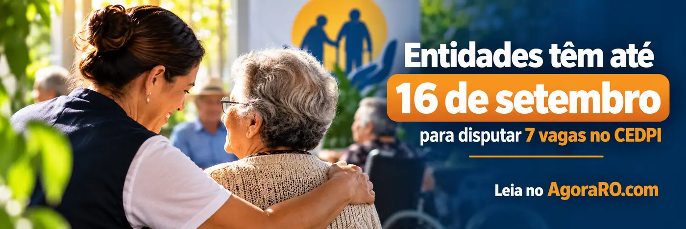 Faixa editorial sobre prazo de 16 de setembro e sete vagas da sociedade civil no CEDPI