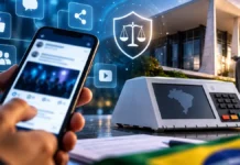 Plano do ChatGPT prevê barreiras contra recomendação de voto em 2026 ChatGPT nas Eleições 2026 em composição editorial sobre inteligência artificial, urna eletrônica e regras eleitorais