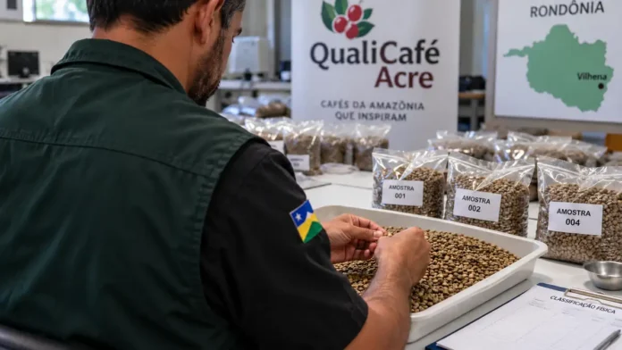 Classificação de café em Vilhena classificação de café em Vilhena com amostras do QualiCafé Acre