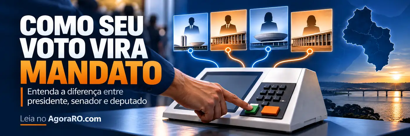 Como funciona o voto nas Eleições 2026 para presidente, senador e deputado