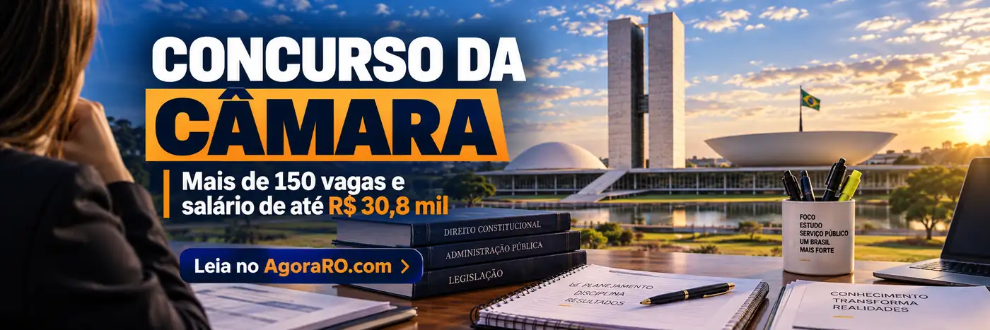 Concurso da Câmara com mais de 150 vagas em faixa editorial