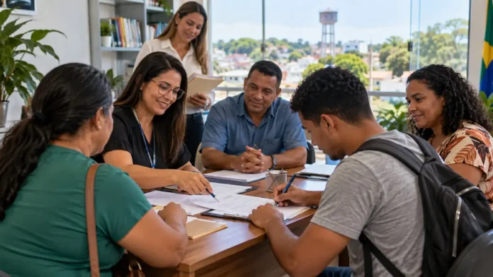 Composição editorial sobre o Conselho Gestor Ariquemes e participação da comunidade escolar.