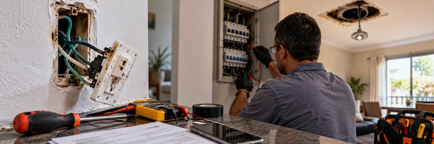 Dano moral por oscilação de energia envolveu instalação elétrica residencial