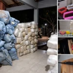 Forças de Rondônia e Acre apreendem mais de 3,6 toneladas de drogas em Monte Negro Composição editorial baseada em registros reais da grande quantidade de drogas apreendida na zona rural de Monte Negro, em Rondônia.