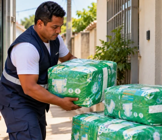 Semusa inicia entrega domiciliar de fraldas para pacientes cadastrados em Porto Velho Entrega de fraldas em Porto Velho para pacientes cadastrados