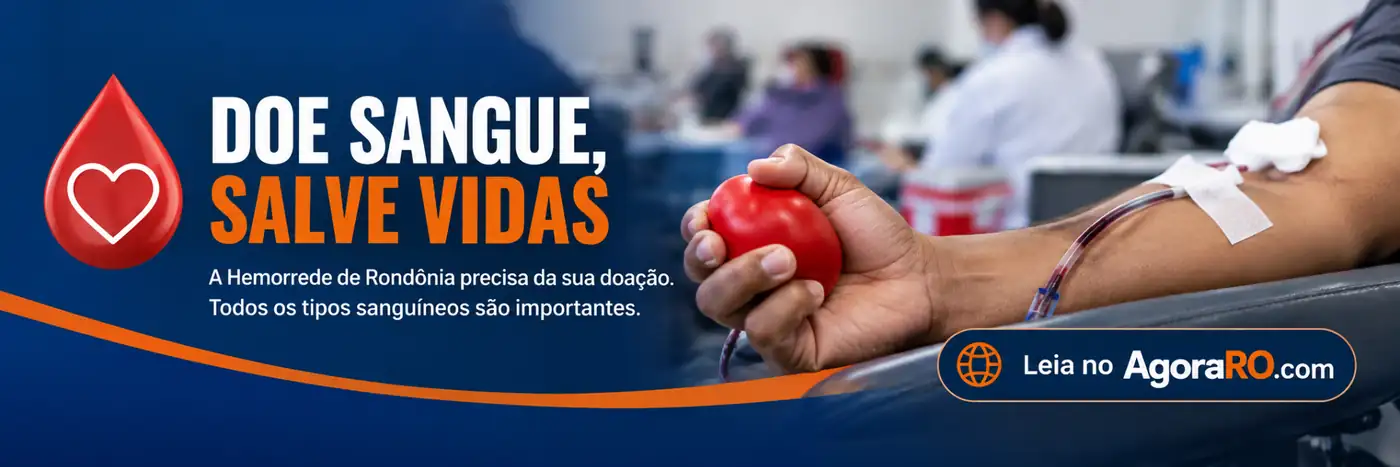 Doação de sangue em Rondônia é reforçada diante do cenário crítico da Hemorrede