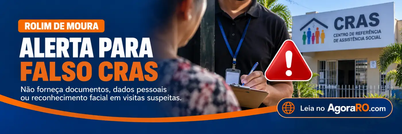 Alerta orienta moradores de Rolim de Moura sobre possível falso CRAS