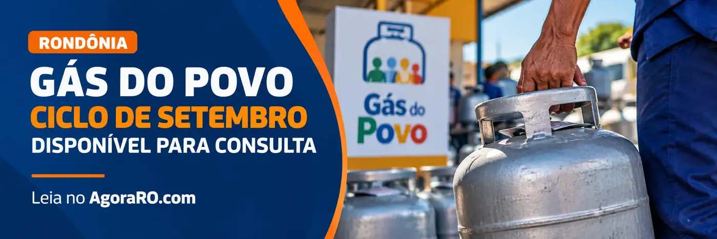 Gás do Povo com ciclo de setembro disponível para consulta em Rondônia