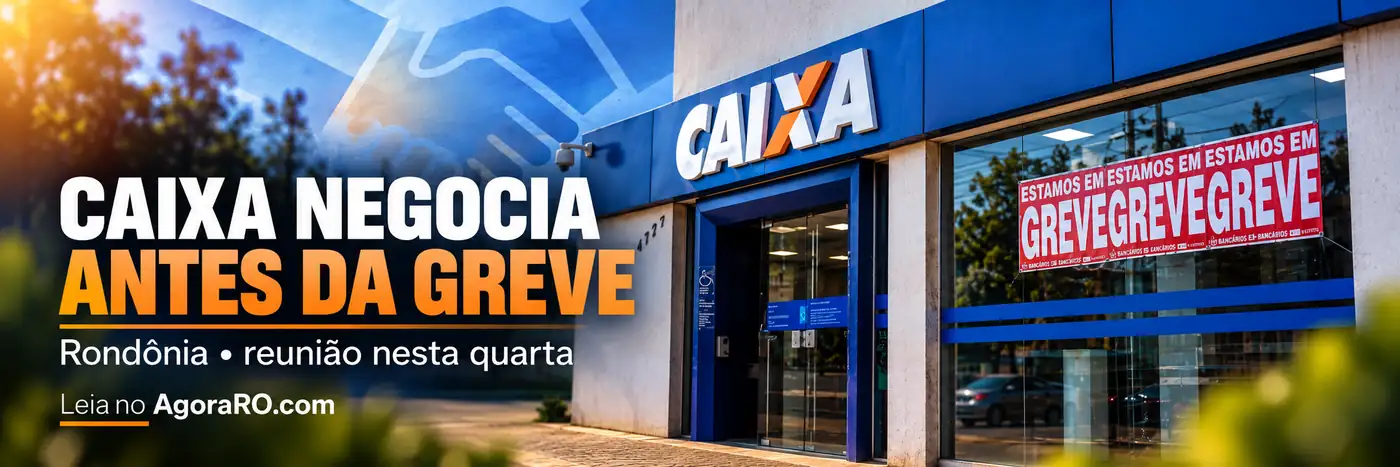 Greve da Caixa em Rondônia e negociação nesta quarta-feira