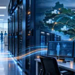 SESAU prevê até R$ 12,9 milhões para ampliar infraestrutura digital da Saúde Infraestrutura digital da Saúde em composição editorial com servidores, hospitais e conexões em Rondônia