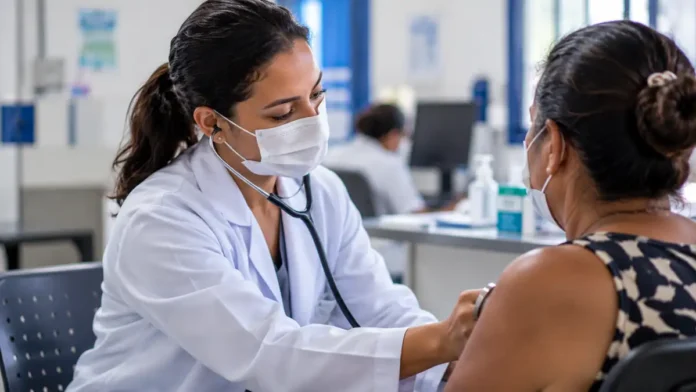 Internações por doenças respiratórias ilustradas por consulta médica em Porto Velho.