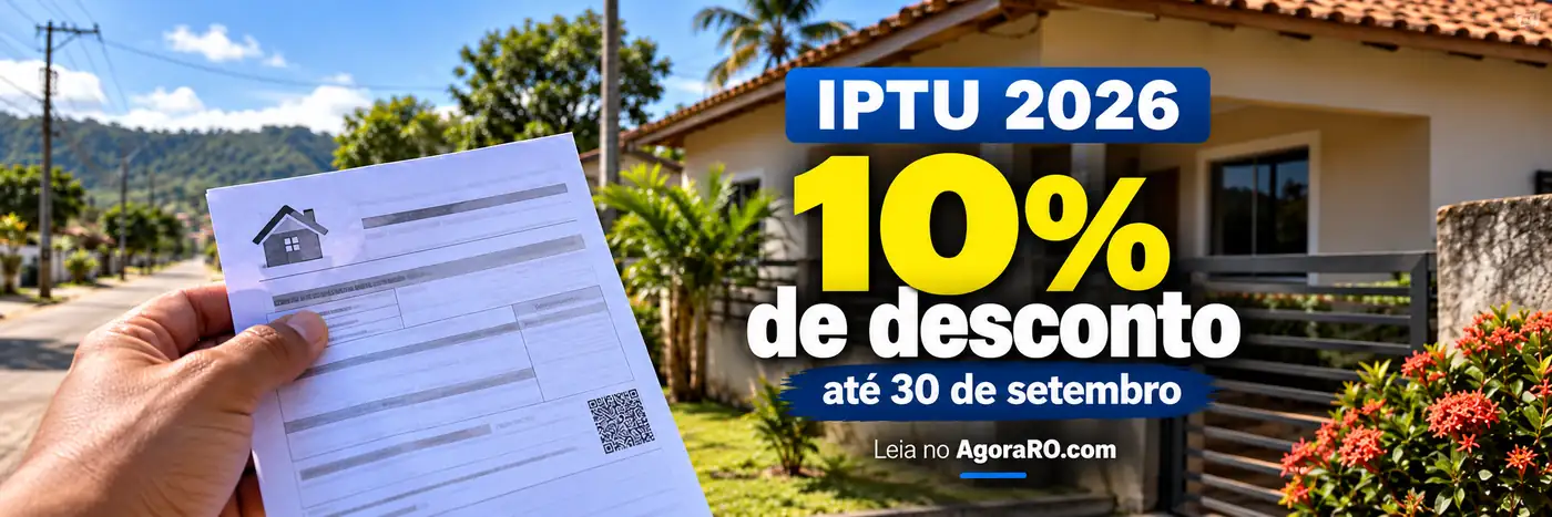 Faixa editorial sobre IPTU Alto Alegre 2026 com desconto de 10% até 30 de setembro.