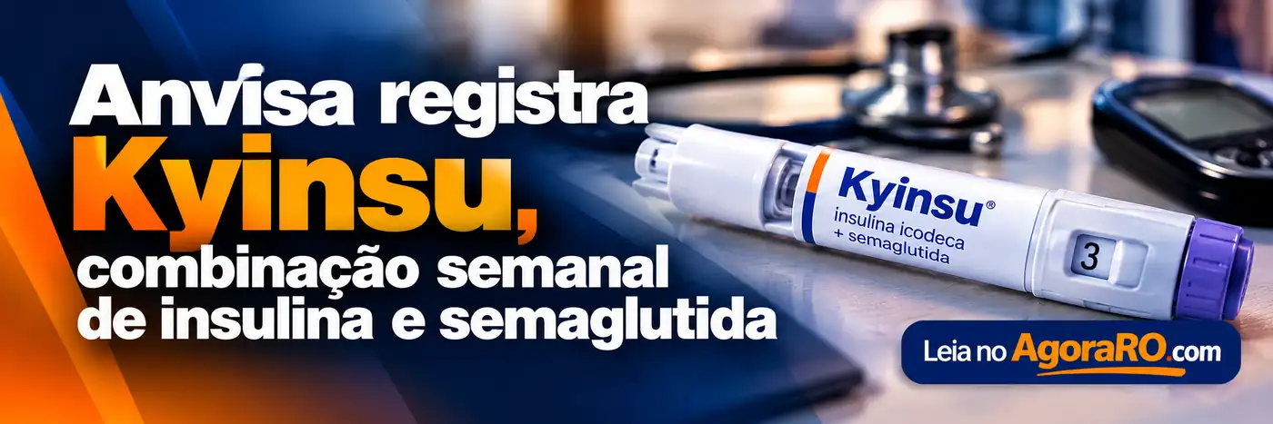 Anvisa registra Kyinsu, combinação semanal de insulina icodeca e semaglutida