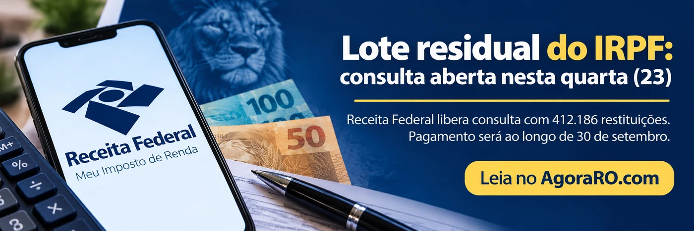Lote residual do IRPF com 412.186 restituições e crédito previsto ao longo de 30 de setembro