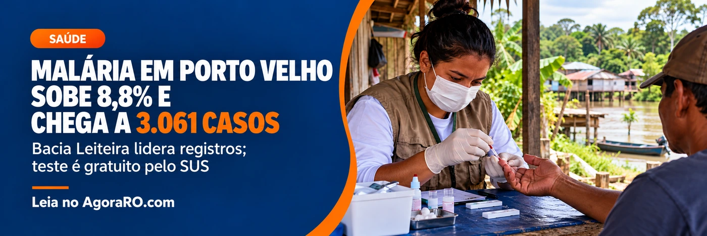 Malária em Porto Velho: orientação sobre sintomas, testagem e prevenção