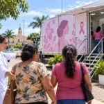 Mulheres de Buritis têm transporte para mamografia em Ariquemes Mamografia em Buritis terá transporte para atendimento em Ariquemes