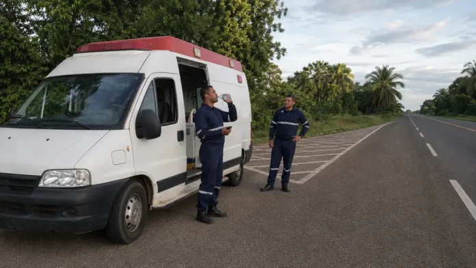 Motoristas de ambulância em Rondônia