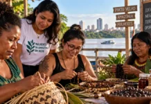 Formação gratuita abre 50 vagas para mulheres de Porto Velho; inscrições acabam dia 11 Mulheres da Amazônia em Rede em composição editorial com empreendedoras em contexto amazônico de Porto Velho