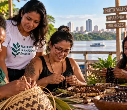 Formação gratuita abre 50 vagas para mulheres de Porto Velho; inscrições acabam dia 11 Mulheres da Amazônia em Rede em composição editorial com empreendedoras em contexto amazônico de Porto Velho