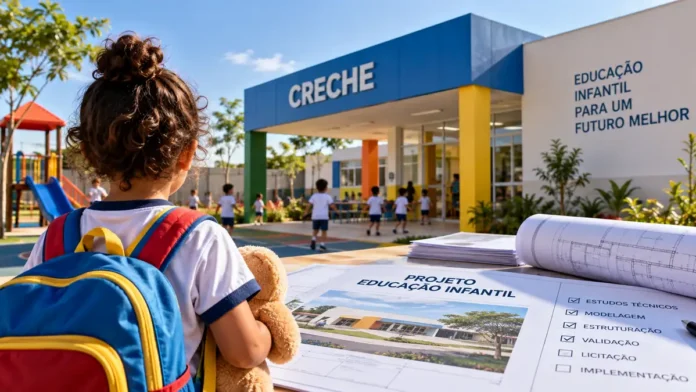 novas creches em Porto Velho projetadas em parceria público-privada de Educação Infantil