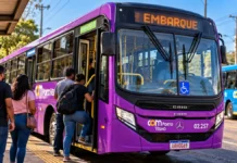 Porto Velho terá ônibus gratuito das 5h às 18h nas eleições Ônibus urbano em Porto Velho em composição sobre gratuidade nas eleições