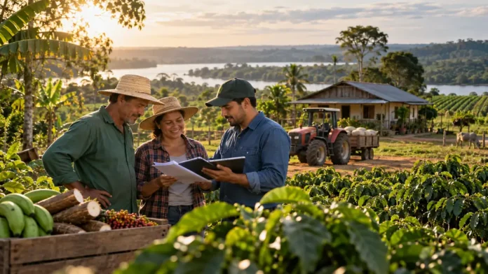 Operações do Pronaf recebem reforço de R$ 375 milhões Operações do Pronaf em composição editorial sobre crédito rural e agricultura familiar