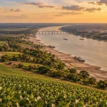 Aprosoja-RO pede plano para El Niño; seca alcança 63% de Rondônia Campo e Rio Madeira em composição editorial sobre plano para El Niño e prevenção no agro de Rondônia