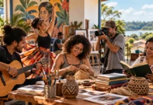 Cerejeiras abre R$ 119,3 mil para 20 projetos culturais; inscrições vão até dia 29 Composição editorial sobre projetos culturais em Cerejeiras com música, dança, fotografia, artesanato e leitura.