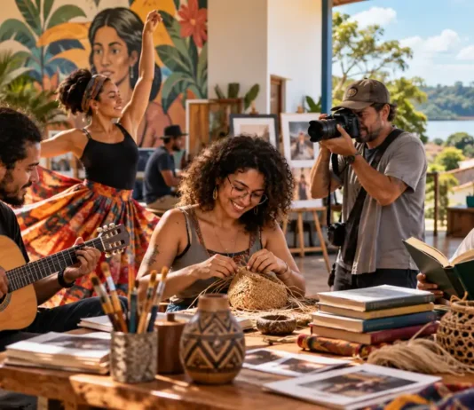 Cerejeiras abre R$ 119,3 mil para 20 projetos culturais; inscrições vão até dia 29 Composição editorial sobre projetos culturais em Cerejeiras com música, dança, fotografia, artesanato e leitura.