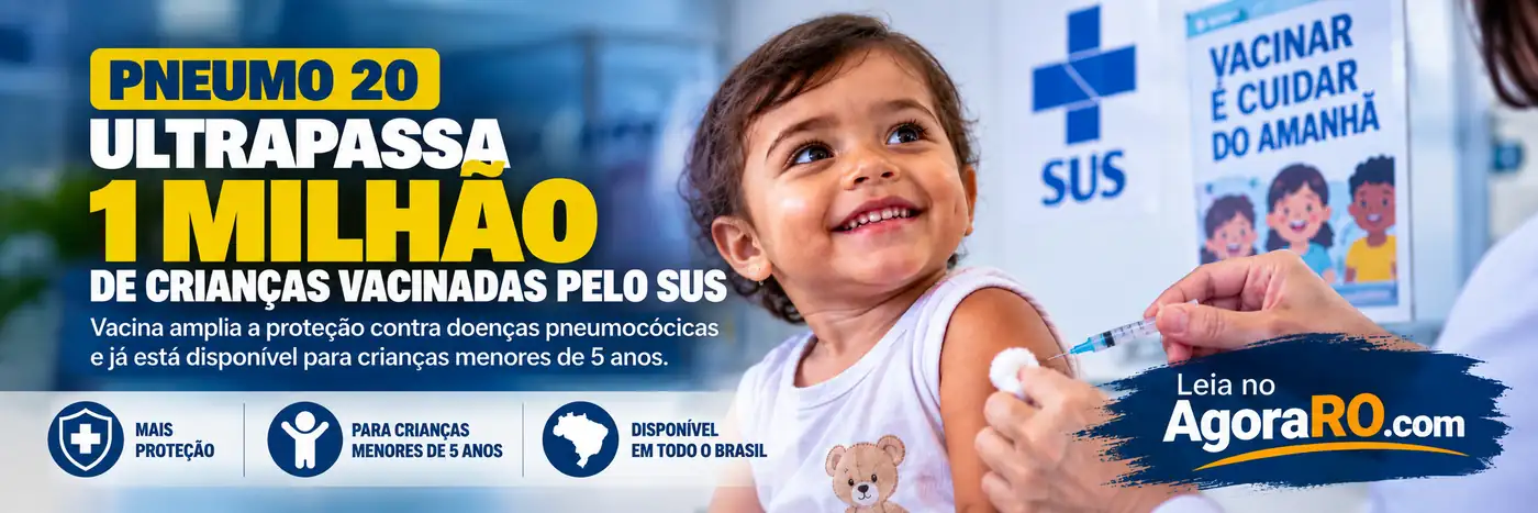 Pneumo 20 ultrapassa 1 milhão de crianças vacinadas pelo SUS