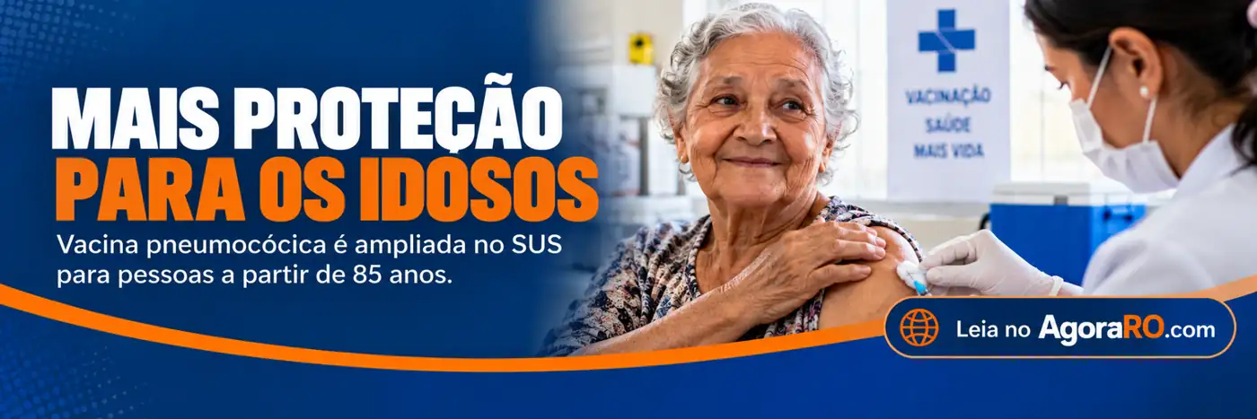 Vacinação com Pneumo 20 para idosos passa a contemplar pessoas a partir de 85 anos