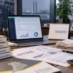 Prestação parcial de contas deve ser enviada de 9 a 13 de setembro Composição editorial sobre prestação de contas eleitoral 2026 com documentos, calendário e sistema digital