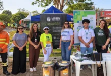 Ação durante corrida orienta público sobre queimadas e prevenção ambiental em Porto Velho Ação de prevenção de queimadas e educação ambiental durante corrida em Porto Velho